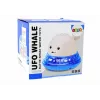 LEAN TOYS Wal Wasserspritzer mit Ständer weißes Badespielzeug