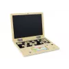LEAN TOYS Holz-Tafel-Laptop Kreide