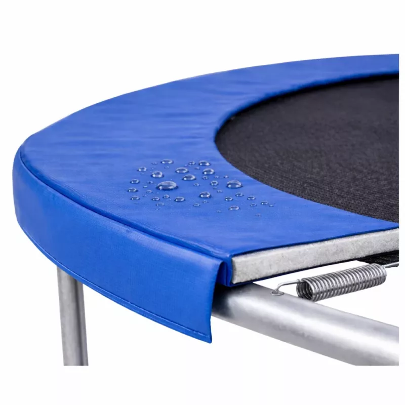 Lean Trampolin Federabdeckung - Blau - Passend für runde Trampoline 480-487 cm (16 ft) - 28 cm breit, 20 mm dick, UV-beständiges PVC