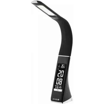 Avide LED-Schreibtischlampe Business Calendar Schwarz 6W