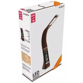 Avide LED-Schreibtischlampe Business Calendar Braun 6W