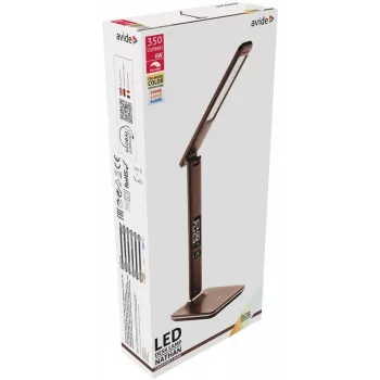Avide LED-Schreibtischlampe Bürokalender Braun 6W 350lm