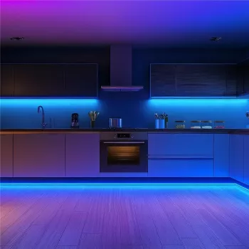 Avide LED-Streifenlicht-Set 12V 16W RGB 5m TUYA IR-Fernbedienung