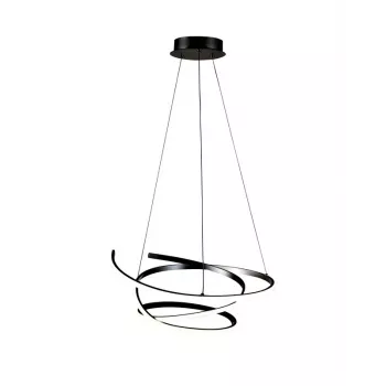 Sibiu LED-Pendelleuchte, 42W, 4000K, Schwarz