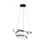 Sibiu LED-Pendelleuchte, 42W, 4000K, Schwarz