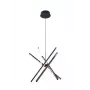 Sibiu LED-Pendelleuchte, 48W, 4000K, Schwarz