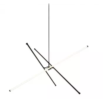 Tanger Pendelleuchte LED, 90 cm, Schwarz