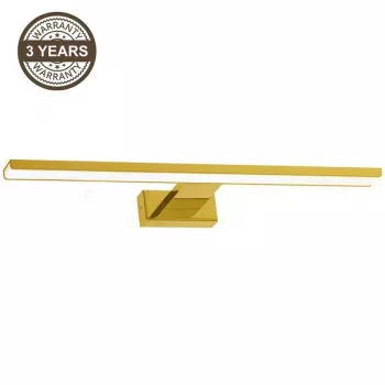MIK ML6338 LED-Wandleuchte, 80 cm, 15 W, IP44, Gold