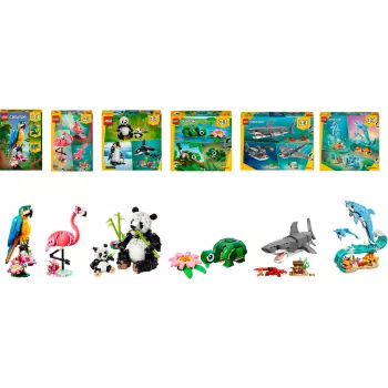 LEGO Creator Wilde Tiere-Bundle 3-in-1 Bausatz (1171 Teile)