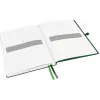 LEITZ Complete Notizbuch, iPad Format, kariert, 80 Blatt 96 g/m² Elfenbeinpapier, Lederoptik, Schwarz 4473-00-95
