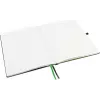 LEITZ Complete Notizbuch, iPad Format, kariert, 80 Blatt 96 g/m² Elfenbeinpapier, Lederoptik, Schwarz 4473-00-95