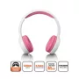 Lenco HP-010BU Kinderkopfhörer, Pink A004977