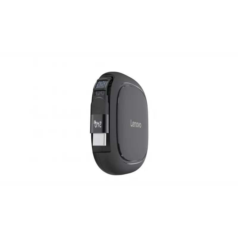 Lenovo 240W USB-C Spiralkabel, Schwarz, 1,2 m, USB 2.0