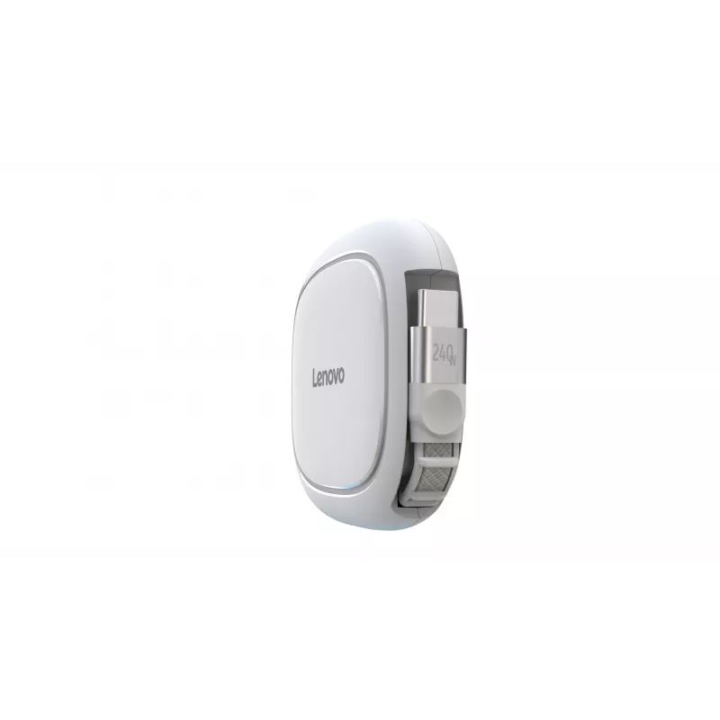 Lenovo 240W USB-C Kabel aufrollbar, Weiß