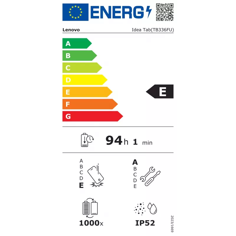 Lenovo IdeaTab TB336FU 11-Zoll-Tablet, 2560x1600, MediaTek Dimensity 6300, 6GB/128GB, Wi-Fi 5, 7040 mAh, Android 15, Luna Grey