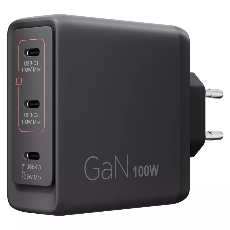 Lenovo Multi-Port USB-C 100-W-GaN-Ladegerät (40AW100BEU)