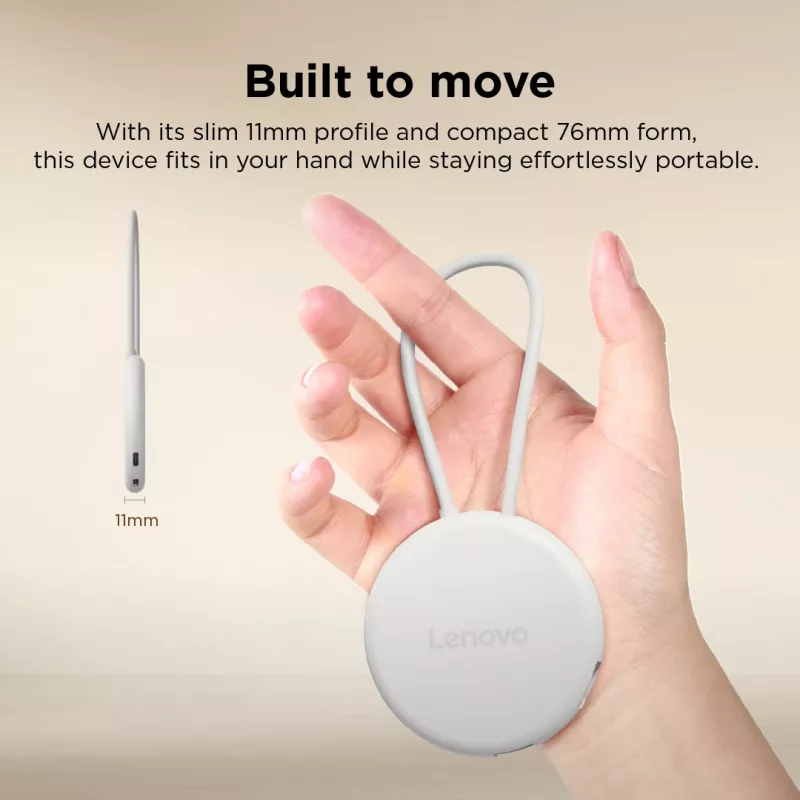 Lenovo GX91V16416 Slim USB-C 3.2 Hub, HDMI, USB-C, USB-A, 65W