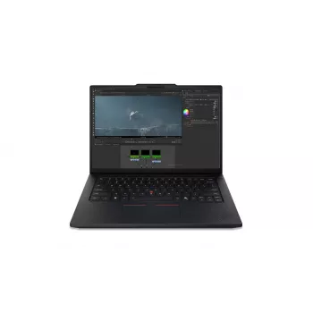 Lenovo ThinkPad P14s Gen 7 14,5 inch WUXGA Laptop, Intel Core Ultra 7 366H, 32GB RAM, 1TB SSD, NVIDIA RTX PRO 1000 Blackwell Generation 8GB, Windows 11 Pro, Nordic Backlit Keyboard, Black, Fingerprint Reader