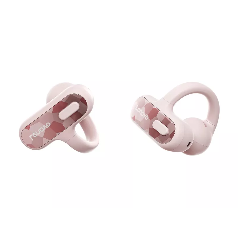 Lenovo X500 Open-Ear Clip-on-Ohrhörer, Pink, Bluetooth, integriertes Mikrofon
