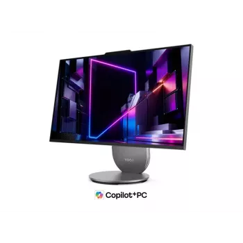 Lenovo Yoga AIO 27IPH11 All-in-One PC, 27 Zoll QHD IPS Display, Intel Core Ultra 7, 32GB RAM, 1TB SSD, Windows 11 Home, Luna Grey
