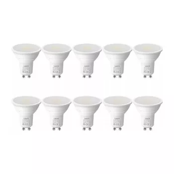 LEPRO 200081-DW-EU-10 GU10 LED-Lampe, 4,5 W, 345 lm, 6500K Tageslichtweiß, 100° Abstrahlwinkel, 10er-Pack