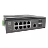 LevelOne IGP-1091 Industrieller PoE+ Switch, 8x 2,5G PoE, 2x 1G/10G SFP+ Uplinks
