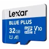 Lexar BLUE PLUS microSDHC Speicherkarte 32 GB, C10 A1 U3 V10