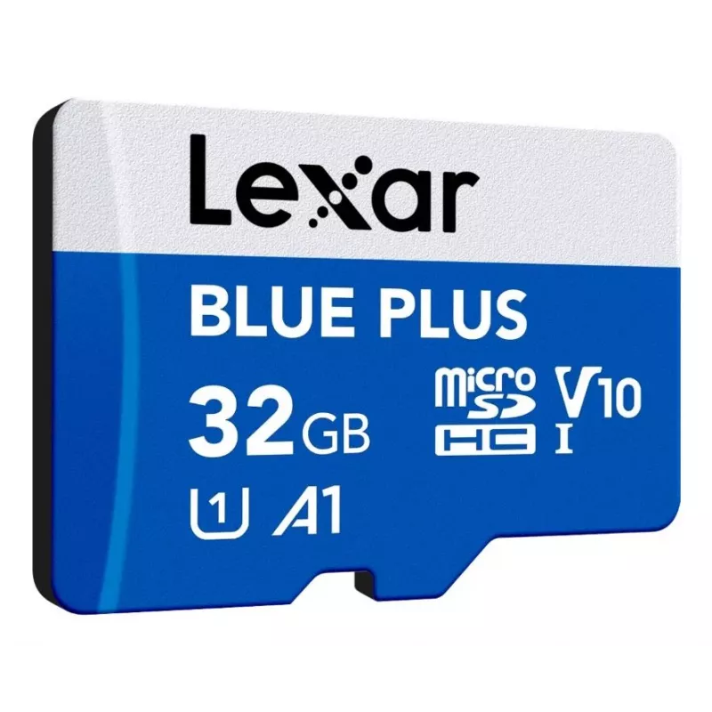 Lexar BLUE PLUS microSDHC Speicherkarte 32 GB, C10 A1 U3 V10