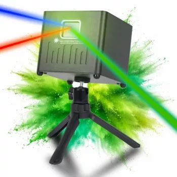 LIGHT4ME ACCU APP LASER Akku-Laserprojektor mit Bluetooth-App-Steuerung