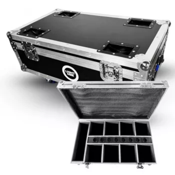 LIGHT4ME ACCU PAR 6x10W CASE 8IN1 Flightcase mit 8x LED PAR Scheinwerfern
