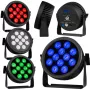 LIGHT4ME CREE ALU QUAD PAR 12 Par Light - 12x10W RGBW LED, DMX512, Schwarz