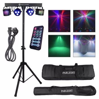 LIGHT4ME LED BAR DERBY PAR Lichtset