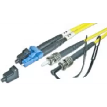 Lightwin 3m LC-ST Duplex Multimode OM3 LWL-Patchkabel, 50/125µm, PVC-Mantel, Schwarz LDP-50 LC-ST 3.0 OM3