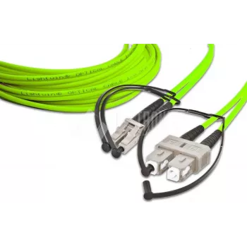 Lightwin LDP-50 LC-SC 2.0 OM5 Duplex Multimode LWL-Patchkabel, LC auf SC, OM5, 2 m