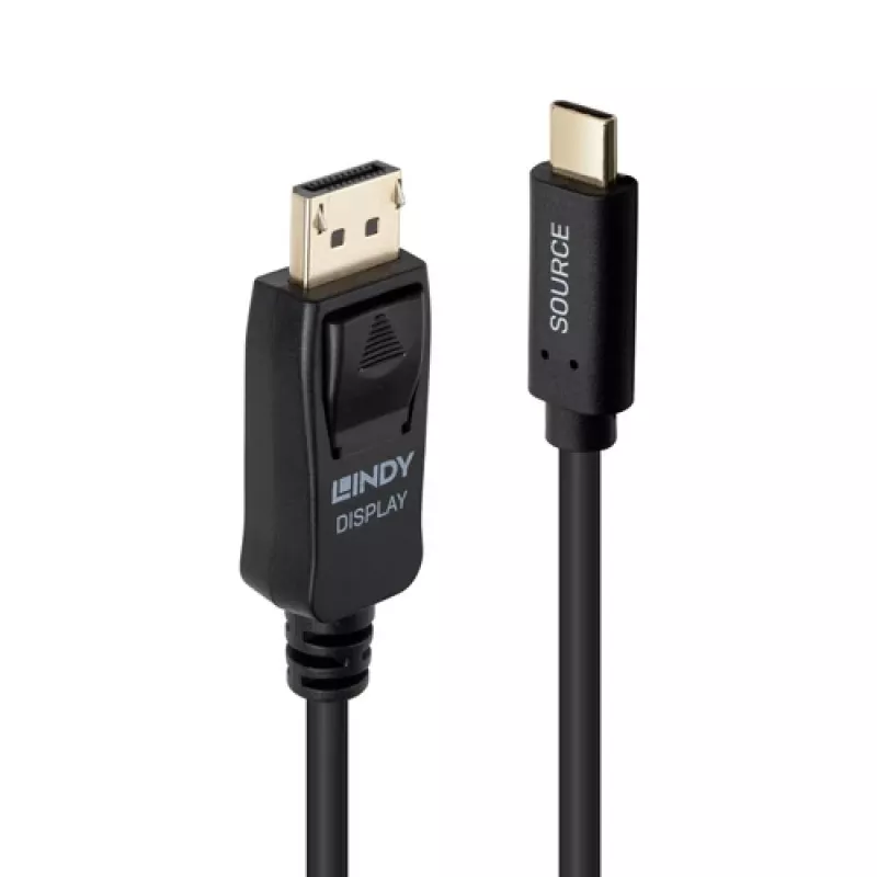 LINDY 1m USB Typ C auf DisplayPort 4K60 Adapterkabel mit HDR (43500)
