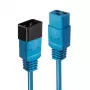 Lindy 3 m IEC C20 auf C19 Stromverlängerungskabel, 16 A, Blau