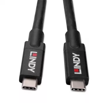 Lindy 43439 USB 3.2 Gen 2 USB-C auf USB-C Aktives Kabel, 8 m, 10 Gbps, 8K60, 100 W PD