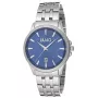 LIU JO MAN TLJ1081 Quarz-Analoguhr 40mm blaues Zifferblatt silbernes Milanaise-Armband