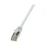 LogiLink Cat.5e F/UTP Patchkabel, 3 m, Grau, RJ45, Snagless, 1 Gbit/s
