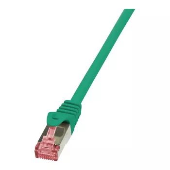 LogiLink Cat.6 S/FTP Patchkabel, Grün, 0,5 m, PrimeLine