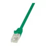 LogiLink Cat.6 U/UTP Gigabit Ethernet Patchkabel, 1,5 m, Grün, Snagless, CCA, 250 MHz, RJ45