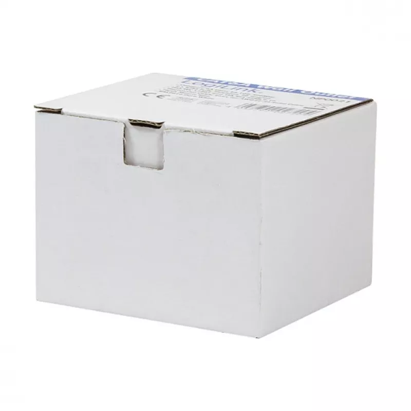 LOGILINK Cat.6 Wanddose 2xRJ45 STP Horizontal, Reinweiß