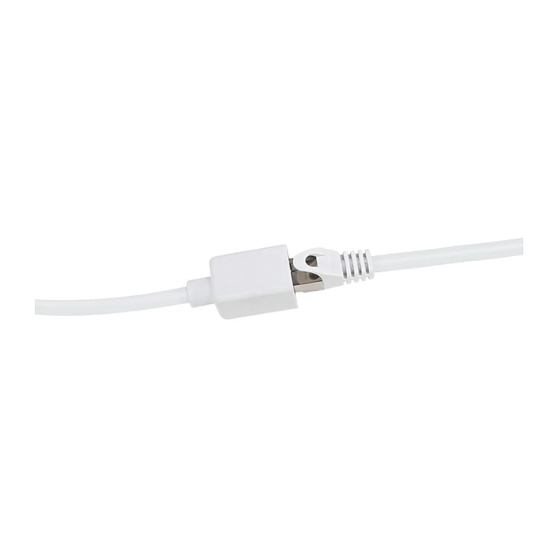 Logilink Cat.6A S/FTP Premium Patchkabel-Verlängerung - Weiß, 5m (RJ45 Stecker auf Buchse)