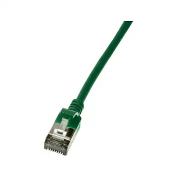 LogiLink CQ9035S Cat.6A U/FTP SlimLine Patchkabel, TPE, 1 m, Grün
