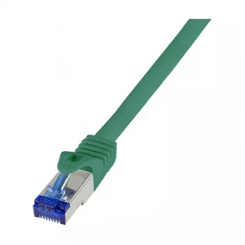 LogiLink Cat.6A S/FTP Ultraflex Patchkabel, GHMT-zertifiziert, Grün, 1,0 m