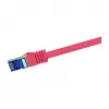 LogiLink Cat.6A S/FTP Ultraflex Patchkabel, GHMT-zertifiziert, Rot, 0,25 m