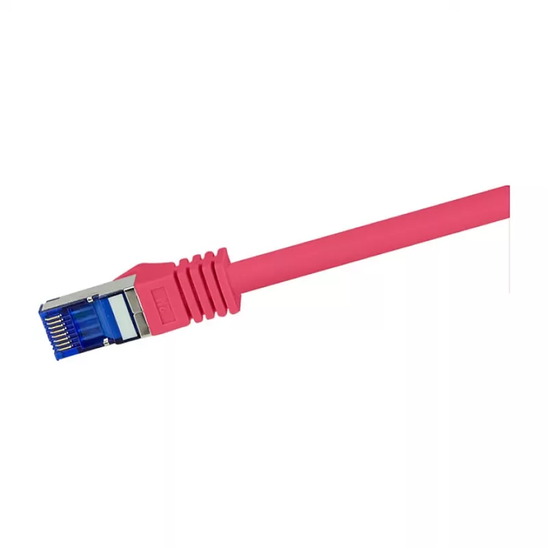 LogiLink Cat.6A S/FTP Ultraflex Patchkabel, GHMT-zertifiziert, Rot, 0,25 m