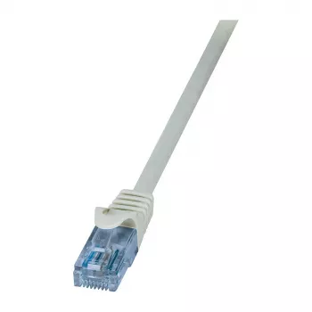 LogiLink Cat.6A U/UTP RJ45 Patchkabel, 0,25 m, Grau, EconLine