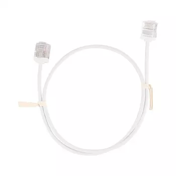 LogiLink Cat.6A U/UTP Slim High-Flex Patch Cable, Weiß, 3m