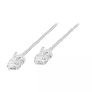 LogiLink Cat.6A U/UTP Slim High-Flex Patch Cable, Weiß, 3m